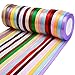 Livder 20 Colors 500 Yard Fabric Ribbon Silk Satin Roll Ribbons for Bows Crafts Gifts Wrapping Party Wedding, 2/5 Inch Width, 20 Rolls