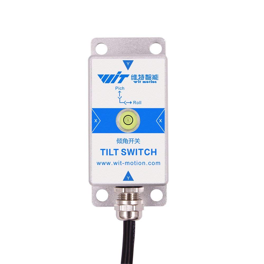 WITMOTION SINRT Inclinometer - Relay-type Analog, High Accuracy ±90° Tilt Angle Measurement, IP67 Waterproof, Anti-vibration, RS232, Industrial Safety Monitoring