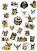Pokemon Party Favor Set: 12 Pencils & 24 Pikachu Temporary Tattoos