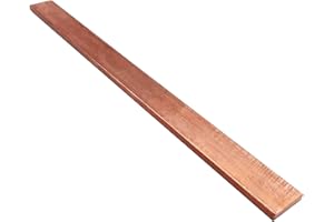 UAUAFIFI 1/2 Inch Copper Flat Bar,1/2" x 1" x 12" C11 Solid Copper Flat Bar Stock,99.9% Copper Bar Stock for Various DIY (1, 1/2x1x12 inch)