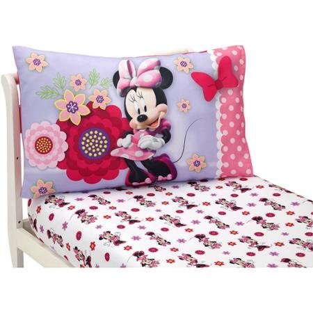 Outlet Disney Minnie Mouse Bow Power Toddler 3 Piecs Sheet Set
