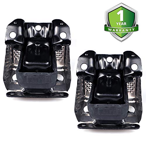 Front Engine Motor Mount A5365 15854941 15854939 for 2007-2014 Cadillac Escalade, Chevy Silverado, Suburban, Tahoe, GMC Sierra, Yukon - Right and Left Engine Motor Mount with Heat Shield 2pc Set??