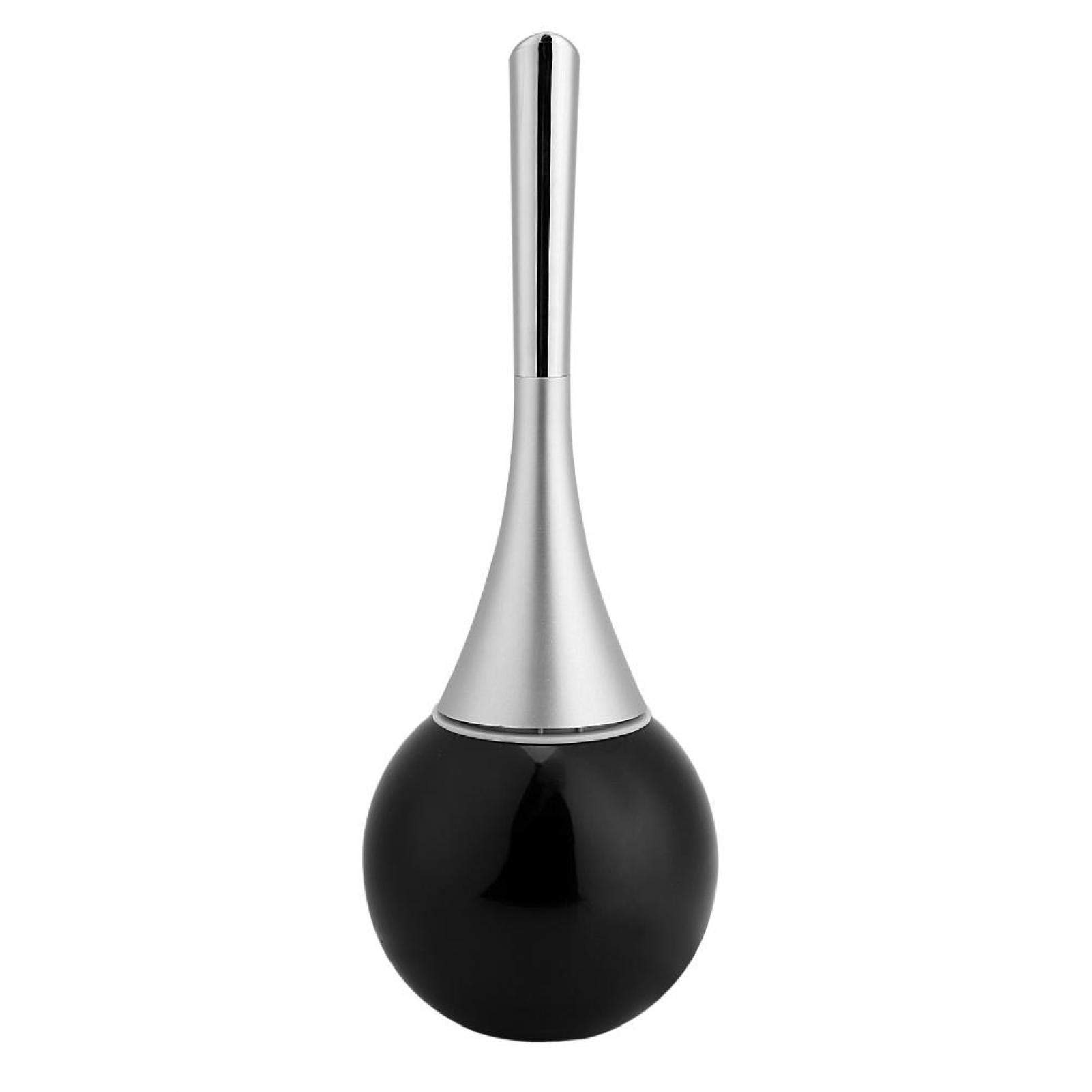 Stainless Steel Toilet Brush Set with Holder, Portable Bathroom Cleaning Brush for Shower Rooms, Black Toilet Cleaning Brush