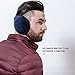 QXQY Earmuffs Unisex Classic Foldable Fleece Winter Outdoor Ear Warmer, Blue