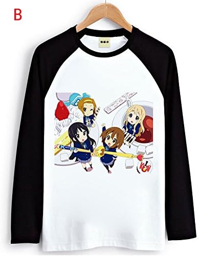 Amazon メンズtシャツ けいおん K On 漫画版 綿 長袖tシャツ 秋 上着 丸ネック ボーイズtシャツ カジュアル Dk070z5z5z5 Tシャツ カットソー 通販
