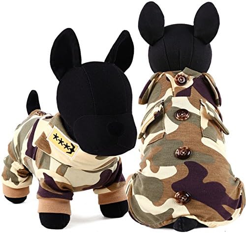Dog Coats Clothes for Small Dogs Winter,Cold Weather Warm. (S, Camouflage)