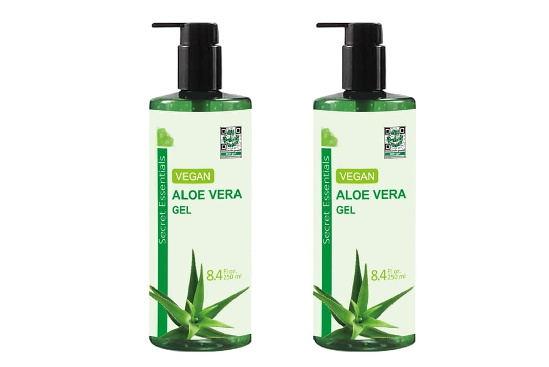 Aloe Vera Gel 99.75% Vegan 500ml XXL Family Pack | COSMETIC ANALYSIS: VERY GOOD | Skin, Hair & Body Moisturizer | Premium Quality | Aloe Secret Essentials