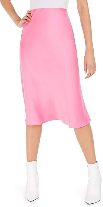 White satin skirt amazon Clearance