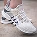 INMAKER No Tie Shoe Laces for Adults and Kids, Elastic Shoelaces for Sneakers, Rubber Silicone Tieless Laces, White