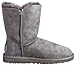 UGG Women's Bailey Button Bling Grey, 8 B - Medium