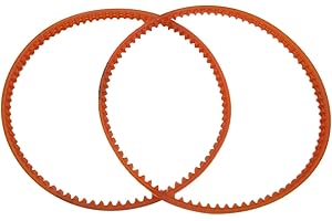 CKPSMS Brand - 2PCS Sewing Machine Motor Belts with The Perimeter 14 5/8 inch (370mm) and The Width just Short of 1/4 inch (6 mm) Compatible with/Replacement for Kenmore Brand 158.220,158.480,158.950