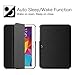 Fintie Slim Shell Case compatible with Samsung Galaxy Tab 4 10.1 (10-Inch) / Tab 4 Nook 10.1- Ultra Lightweight Protective Stand Cover with Auto Sleep/Wake Feature, Black