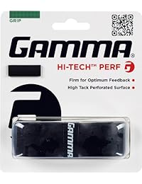 Gamma HI-TECH perforado Grip de repuesto, color negro