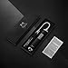 Megainvo Red Modern Windproof Electric Arc Lighter, USB Rechargeable, Zinc Alloy, Plastic, Metal, Silicon Core