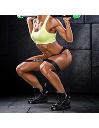 ZAKERDA Resistance Bands Set, 5 Loop Exercise Band Workout Legs Fitness Training Hip Butt Strength Pull Ups Physical Therapy with Carry Bag for Men Gym Home