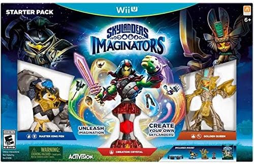 Skylanders Imaginators Starter Pack Nintendo Wii U - Master King Pen, Creation Crystal, & Golden Queen- Create Your Own Skylanders!! [video game]