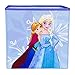 Frozen Else and Anna Collapsible Storage Bin by Disney - Cube Organizer for Closet, Kids Bedroom Box, Nursery Chest - Foldable Home Decor Basket Container with Strong Handles and Design