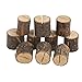 OULII Wedding Place Wooden Card Holders Table Number Stands for Home Party Decorations Pack of 10
