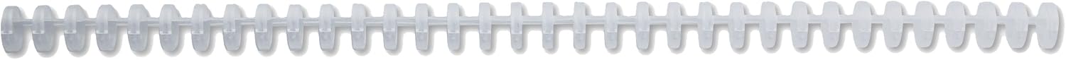 GBC ClickBind Binding Spines 12mm A4 Frosted Clear (95 Sheets Capacity, Pack of 50), Transparent, 12 mm