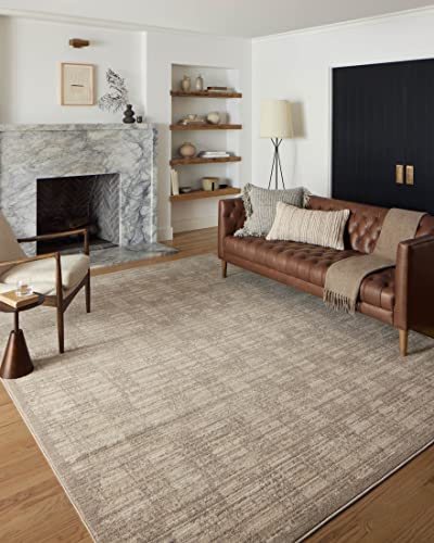 Loloi Darby Pebble/Sand 4'-0" x 6'-0" Accent Rug