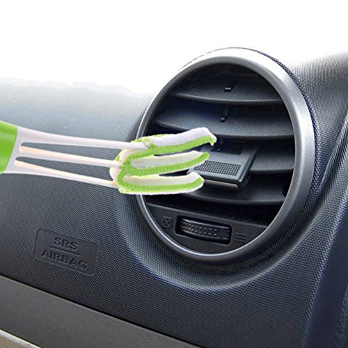 3Pcs Mini Duster for Car Air Vent Automotive Air Conditioner Cleaner Brush for Keyboard Window - Thumbnail 5