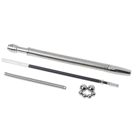 Tandou Schreibtisch-Set aus Metall, kreativ, magnetisch, Gelstift, faltbar