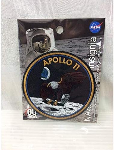Amazon Nasa公認 アメリカ航空宇宙局 ワッペン アポロ11号アイロンワッペン 刺繍 エンブレム アップリケ アメ雑 アメリカン雑貨 ワッペン アップリケ 通販