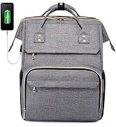 Laptop Backpack for Women Teacher Backpack Nurse Bags, Work Backpacks with Laptop Compartments, W...