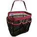 BlueOceanBos Mesh Shower Caddy Organizer plus PVC Zipper Bag - Perfect Gift for Her, Pink-Black