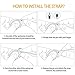 SONGDU Quick Release Leather Watch Band, Full Grain Genuine Leather Replacement Watch Strap with Stainless Metal Buckle Clasp 16mm, 18mm, 20mm, 22mm, 24mm
