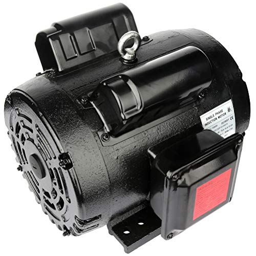 ECCPP 5 HP Single Phase Air Compressor Electric Motor 184T Frame 60 HZ Frequency 1750 RPM 28.5-27.0 A 1-1/8" Keyed shaft - Thumbnail 7