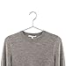 HOUSE DAY Aluminum Alloy Hangers Metal Hangers Non Slip Cloth Hanger Stainless Steel Strong Metal Wire Hangers Clothes Hangers 12 Pack 16.5 Inch,Standard Hangers (Sliver)
