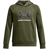 Under Armour Boys' UA Rival Fleece Camo Print Logo Hoodie