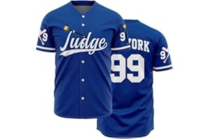 ETKWQPG Men's Stitched 99 Baseball Jersey 90s Hip Hop Button Down Baseball Shirts for Party