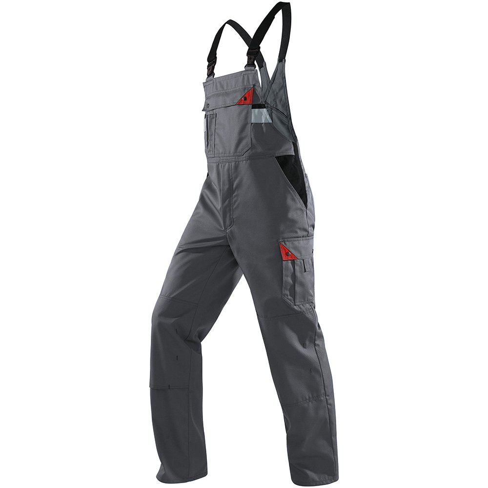 Kubler 10855803-9650-106 Size 106 "Brand X" Dungarees - Anthracite/Red
