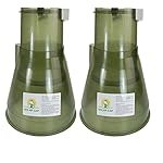 Solar Cap Plant Greenhouse Grow Dome Cover - Quantity 2 - Automatic Temperature Regulation - Reusable Water Wall Freeze & Frost Protector - Extend Garden Growing Season