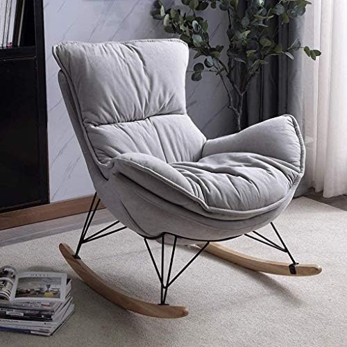 ロッキングチェア 北欧 ロッキング リクライニングチェア ロッキング リクライニングチェア 読書用椅子デッキチェアダイニングチェアナップラウンジチェア バルコニーレジャーソファチェア休憩椅子コーヒー椅子寝室リビングルームコンピュータチェア Gray Silverandstones Eu
