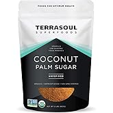 Terrasoul Superfoods Organic Coconut Sugar, 2 Lbs - Low Glycemic | Unrefined | Trace Minerals