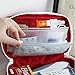 JRong First Aid Kit, Empty Travel Medicine Bag, Small Medical Organizer Storage Pouch, Pill Drug Package Container for Home, Sports, Car, Outdoor, Camping, Hiking (Bag Only)thumb 3