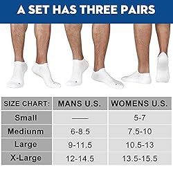 Unisex No Show Athletic Running Socks Cushion