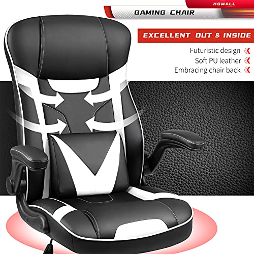 Homall Rocking Gaming Chair Racing Computer Game Chair Swivel High Back