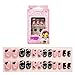 False Nails for Kids 24 Pcs Press On Girls Cute Fake Nails Tips