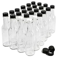 NiceBottles - Hot Sauce Bottles, 5 Oz - 24 Pack