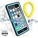 Temdan iPhone 8 Plus / 7 Plus Waterproof Case with Floating Strap Built in Screen Protector Underwater Waterproof Case for iPhone 7 Plus and iPhone 8 Plus(5.5inch)-Blue/Clear