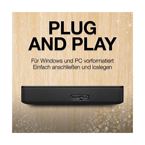 Seagate Expansion 2TB tragbare externe Festplatte, 2.5 Zoll, USB 3.0, inkl. 2 Jahre Datenrettungsdienst, Modellnr.: STGX2000400 – Bild 4