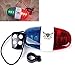 Bicycle Police Sound Lights Bike LED Light Electronic Horn Siren Horn Bell, 6 LED Light 4 Sounds Trumpet Cycling Horn Bell, Police Siren Warning Safety Light, Waterproof Bicycle Lights Accessories