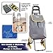 Climb Cart by BulbHead - The Folding Cart That Climbs Stairs with Ease - Holds up to 75 Pounds (1 Pack)