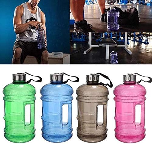2.2L Portable Size PETG Large Capacity Water Bottle Training Sports Workout Drink Bottle