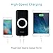 Qi Wireless Charger with Portable Charger 2 in 1 MOPO High Capacity 12000mAh Portable Power Bank Charger External Battery Pack For iPhone 8 8 Plus iPhone X Samsung Galaxy S8 S8+ Note 8 and More(Black)