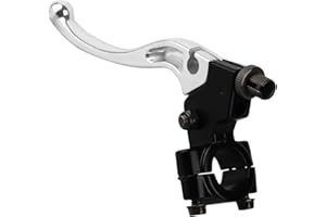 7/8" 22mm Aluminum Alloy Chrome Plating Left Clutch Brake Lever for Baja Warrior 5.5hp 6.5hp Mini Bike Coleman CT100U CT200U 